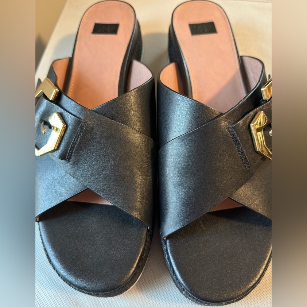 Louise et Cie Cassia platform sandals in black. Size 11 M width. - Picture 6 of 7